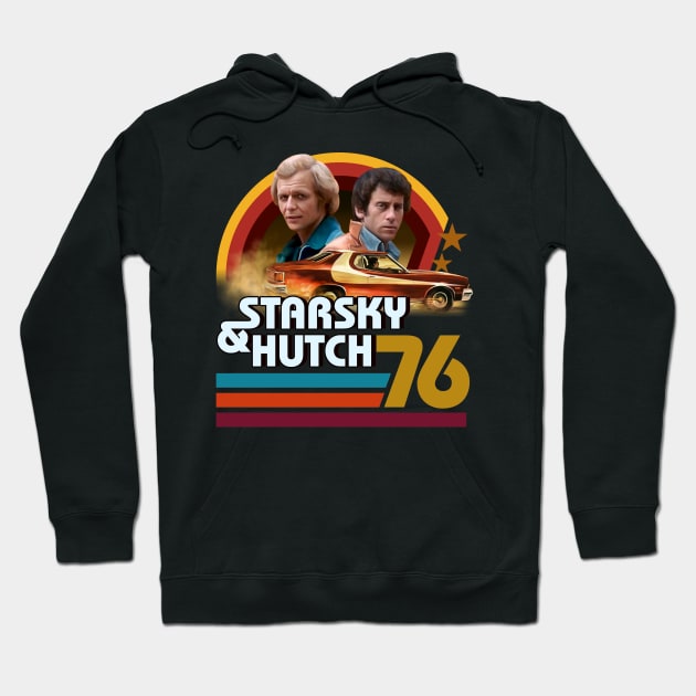 Starsky and hutch Hoodie by Trazzo